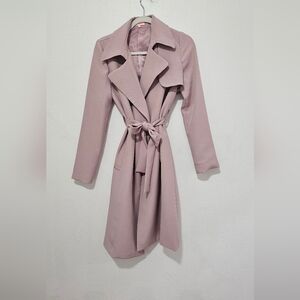Re:named size small pink trench coat